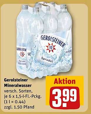 Wunderbar Gerolsteiner Angebot Rewe Bild