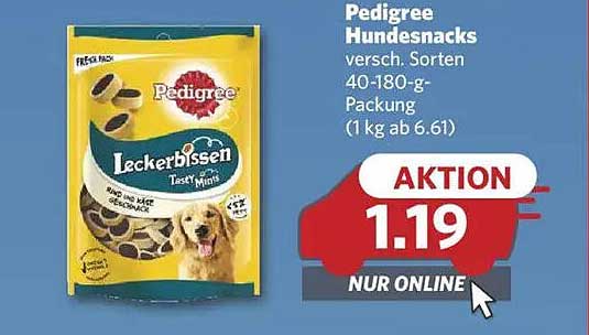 Stilvolle Pedigree Im Angebot Diese Woche Bildnull