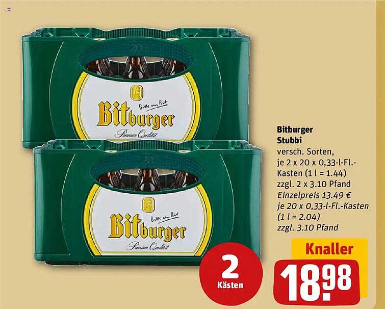 Verwunderlich Bitburger Angebot Rewe Bilder