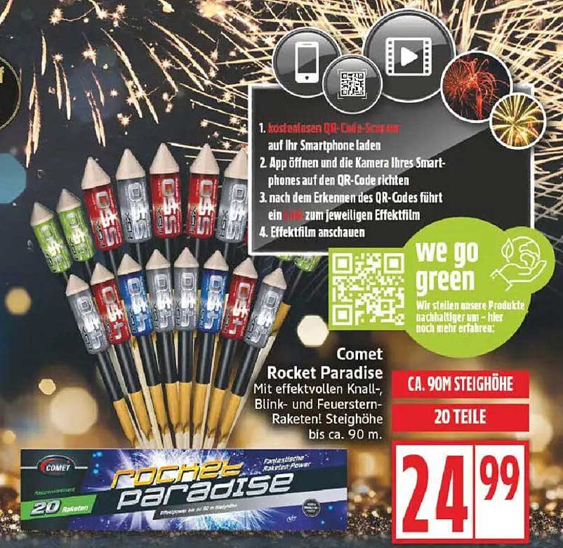Comet Rocket Paradise Angebot bei Edeka - ProspektGuru.de